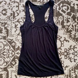 Express 90s racer back tank with sequins. XS